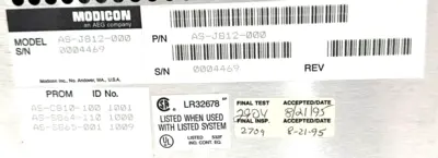 NEW MODICON AS-J812-000 INTERFACE ADAPTER MODULE ASJ812000