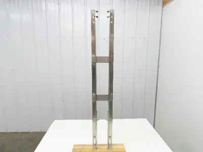 4" Tabletop Conveyor Stainless Leg Support H-Stand 43"-53" Adj Height