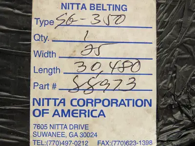 New | in-Stock NITTA _UNKNOWN_ Conveyor Parts | Arrow Industrial #635053
