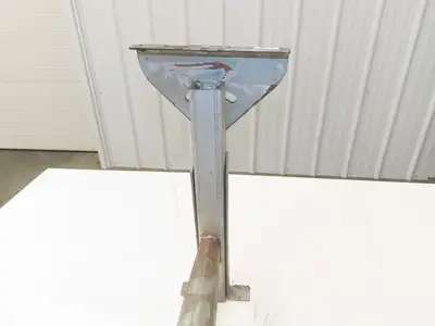 Automotion 24"W Conveyor Leg Stationary Floor Support 16" to 24"H Galvanized