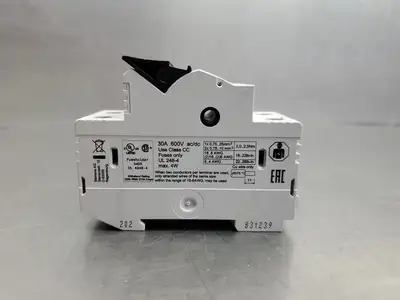 Used Siemens 3NW7 5230HG Fuse Holder, 30A, 600V, Class CC Fuse Accessories | Palmetto Automation #1149890