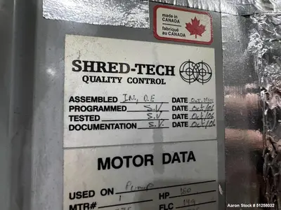 Used SHRED-TECH ST-100 Dual Rotor or Single Rotor Shredders Illinois US | Aaron Equipment #1423200