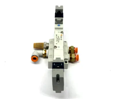 SY5440-6D | SMC  Solenoid Valve & Base - Used