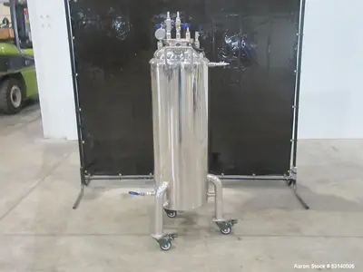 Lot of (2) Used USA Lab 100LB Jacketed Tanks – 304 Stainless Steel, 60L Capacity