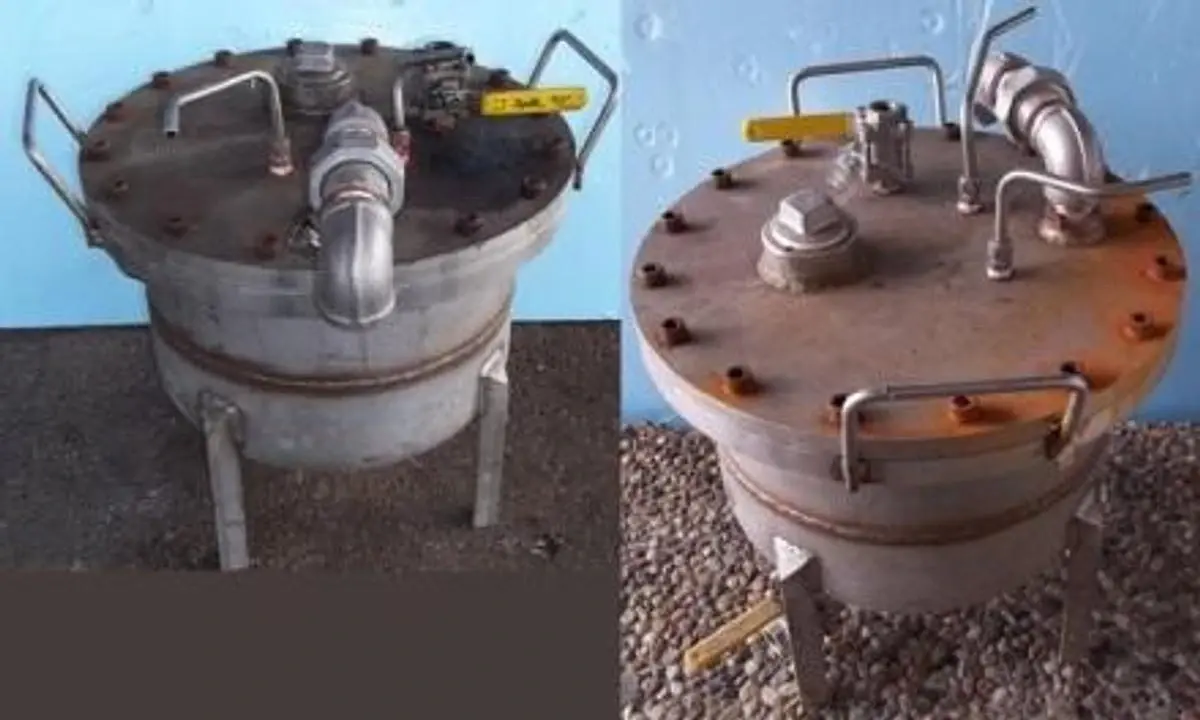 QTY. 2. STAINLESS STEEL HIGH PRESSURE POTS WITH LE...