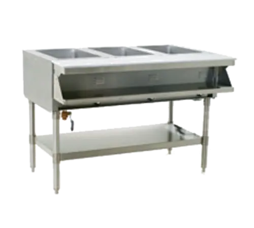 Eagle Group SHT3-208 48" Hot Food Table w/ (3) Wells & Cutting Board, 208v/1ph
