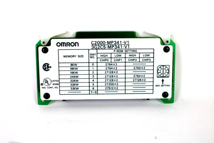 New | in-Stock OMRON C2000-MP341-V1 I/O Boards & Replacement Parts | Industrial Parts R Us Inc. #359898