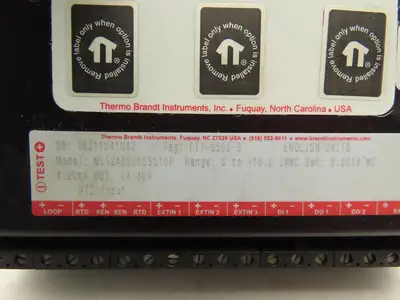 Thermo Brandt MST2000 Multivariable SmartFlow Transmitter MST24000005S10P