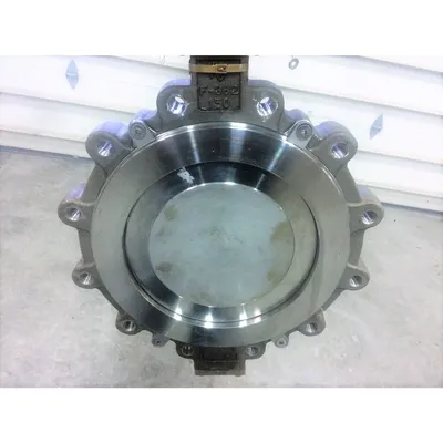 Used 12" 316 Stainless Steel Keystone Butterfly Valve