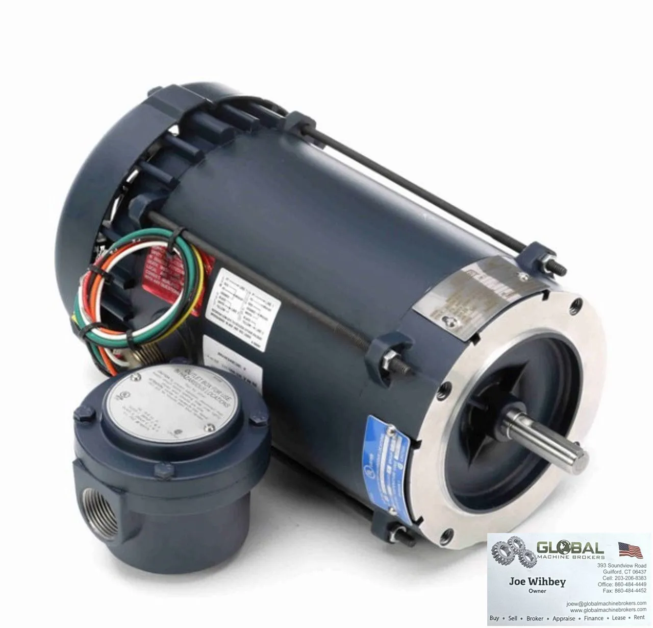 Leeson 114424.00 Explosion Proof Motor 1.5HP 1phase 3450 RPM