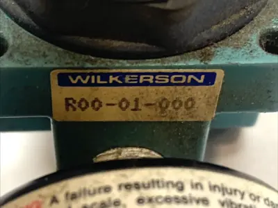 Used Wilkerson Pressure Regulator 300 PSI w/ 0-60 PSI Gauge Air Pressure Regulators Michigan US | Maverick Industrial Sales #1398714