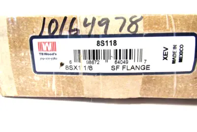 NEW TB WOODS 8S118 SF FLANGE 8SX1 1/8