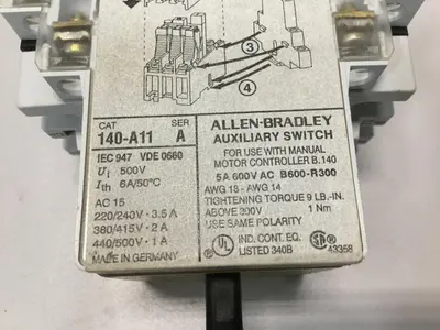 USED ALLEN BRADLEY 140-MN-0160 SER B