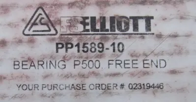 NEW FS ELLIOTT PP1589-10 BEARING M0328-01 JM3949