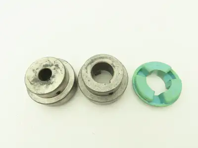 Magnaloy 400 Flex Coupling Hub Aluminum 1-5/8x1" Bore 	3/8x1/4" Keyways Set