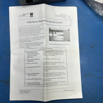 NEW JOHNSON CONTROLS P445NCB-22C