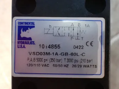 New | in-Stock CONTINENTAL HYDRAULICS VSD03M1AGB60LC Pumps Ohio US | HGR 24 #1131517