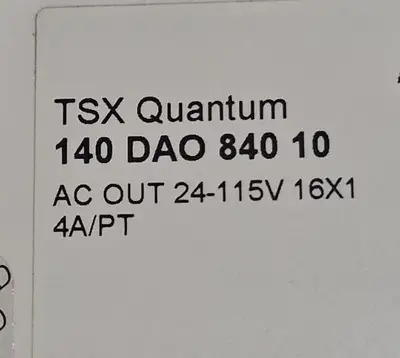 Used Schneider Schneider 140DAO84010 PLC Processors South Carolina US | Palmetto Automation #1519347