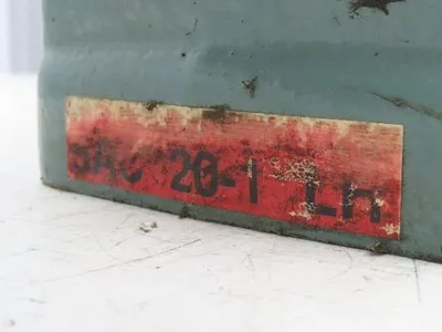 Hytrol 5AC-20-1-LH Conveyor Drive 20:1 Gearbox 2Hp 460V 3PH 145TC Brake Motor