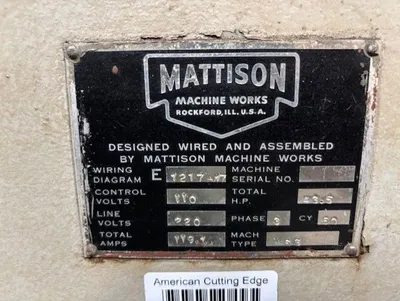 MATTISON 14 X 16 X 72 GRINDERS, SURFACE, RECIPROCATING TABLE - HORIZONTAL | GCH Machinery (4)