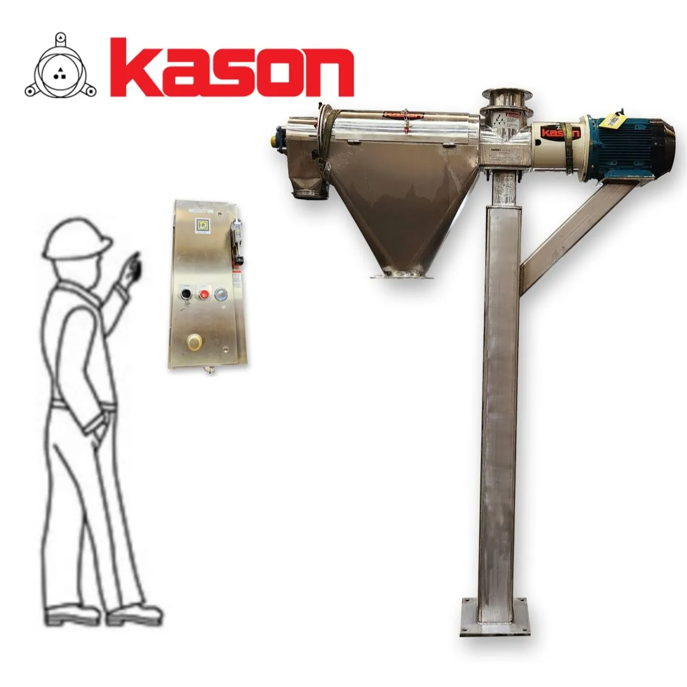Used KASON CORPORATION KO-SS Screw Feeders West Virginia US | JM Industrial #1407286