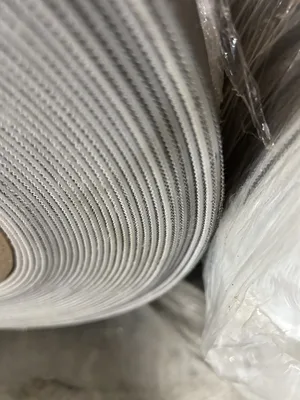 New 2 Rolls 59.5″ Ribbed Rubber Conveyor Belt 3mm x Approx. 200′
