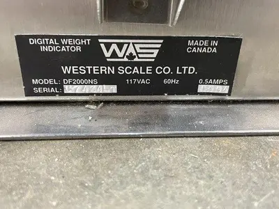 USED WESTERN SCALE CO WSB2015 | DF2000NS