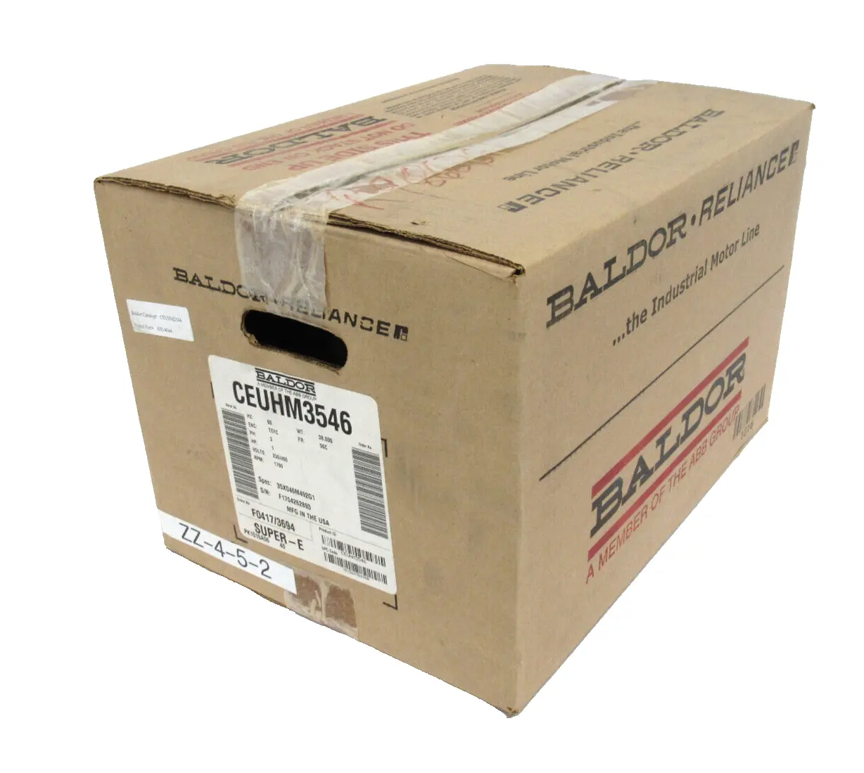 NEW BALDOR CEUHM3546 MOTOR 1HP 230/460V 1760RPM 56C