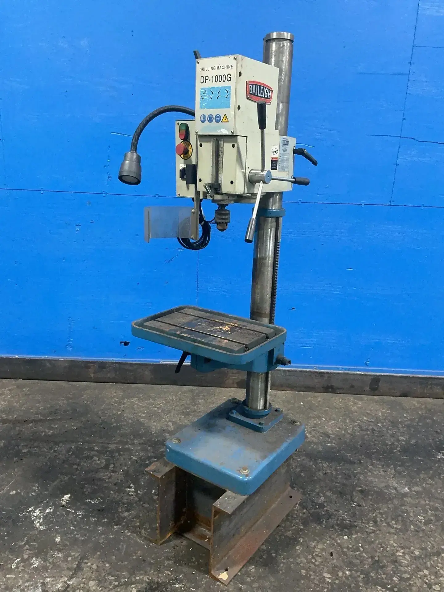 Used 2016 BAILEIGH DP1000G Heavy Duty & Sensitive Single Spindle Drills Ohio US | HGR 24 #1545799