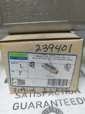 New | in-Stock O-Z/GEDNEY C-200A Miscellaneous Equipment (Electrical & Power) | Surplus Asset Holdings #1197083