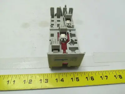 Wohner 22-0319 Bus bar adapter din rail mount 5-3/8" OAL 2-1/8" wide lot of 4