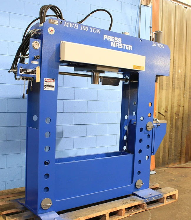 Used Pressmaster HFBP-100/20 MWH Hydraulic Presses New Jersey US | Machinery Values #302583