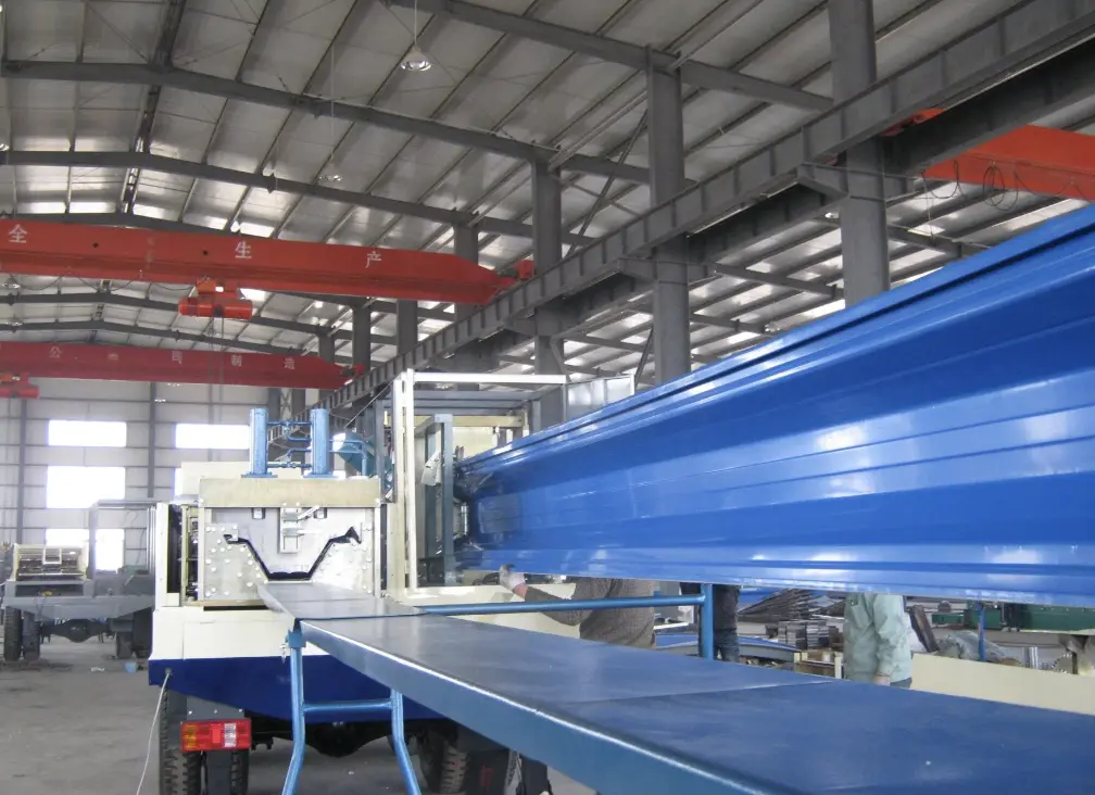 Large Span Roll Forming Machine in Brazil