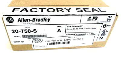 SEALED ALLEN BRADLEY 20-750-S MODULE SAFE TORQUE OFF SERIES A 20750S NEW,SURPLUS