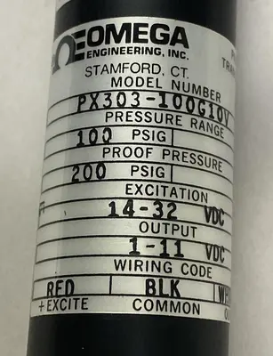 New | in-Stock OMEGA PX303-100G10V Miscellaneous Equipment (Electrical & Power) | Surplus Asset Holdings #1194809