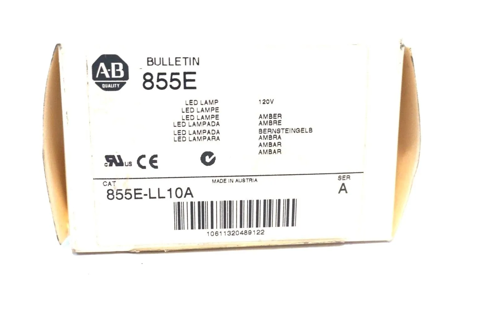 NEW ALLEN BRADLEY 855E-LL10A LED LAMP SER.A 855ELL10A