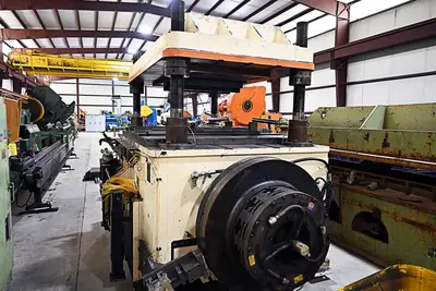 150 Ton x 2″ RLM 4-Post Cut-Off Press