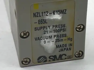 NZL112-K15MZ-E65L | SMC  Multi-Stage Vacuum Ejector -  For parts or not working