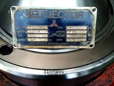(3) Mitsubishi SJ-10F self-cleaning oil purifiers, SS bowl.