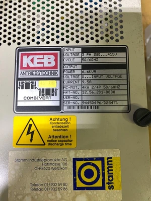 KEB 5.5HP VARIABLE SPEED DRIVE