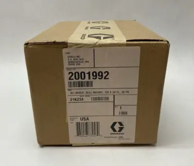 NEW GRACO KIT, MIXER, BELL MOUNT, 1/4 X 24 EL, 50 PK