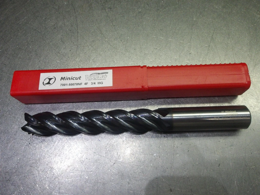Minicut/VHIcarb 3/4" 4 Flute Carbide SQ Endmill 3/4" Shank 7001-50070NF (LOC3382)