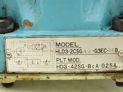 Toyo-oki HLD3-2CSG40-G3EC-04B Directional Solenoid Valve HD3-42SG-BcA-025A 120V