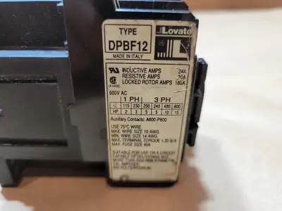 New | in-Stock LOVATO DPBF12 Switchgears British Columbia CA | Lenmark #1438378