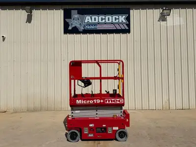 New | in-Stock 2026 MEC MICRO 19 Scissor Lifters Texas US | Adcock Equipment USA #1519578