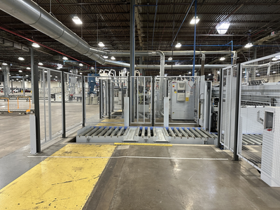 Homag CNC Angular Saw System w/ Automatic Loading & Unloading