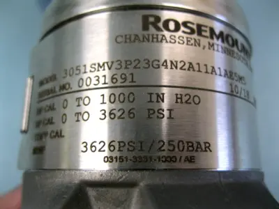 NEW Rosemount 3051 SMV 3P23G4N2A11A1AE5M5