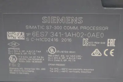 Siemens 6ES7 341-1AH02-0AE0 Simatic S7 Communications Processor STOCK K-3933