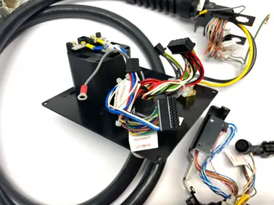 USED FANUC CABLE AND PANEL ASSEMBLY