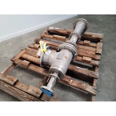 Surplus 8" Stainless Fox Eductor Ventuir Assembly For Jet Mill Application